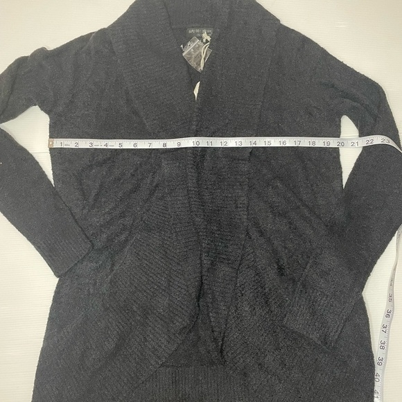 Barefoot Dreams Cozychic Lite Circle Cardigan Black NWT Size Small - Picture 7 of 8